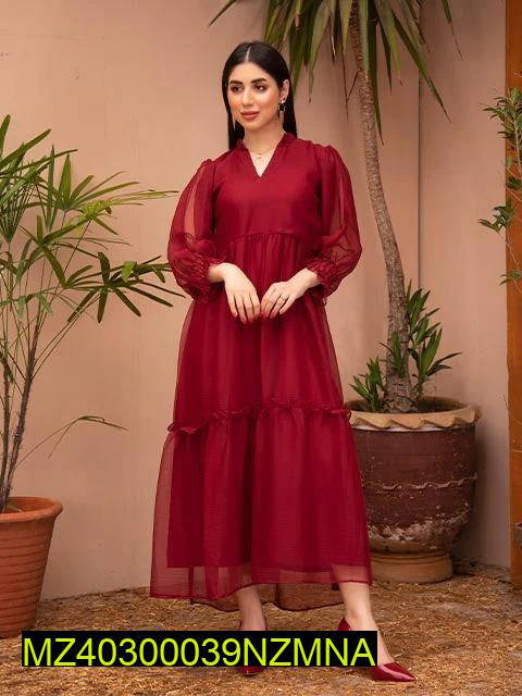 1 Pc - Nazmina Plain Women's Maxi