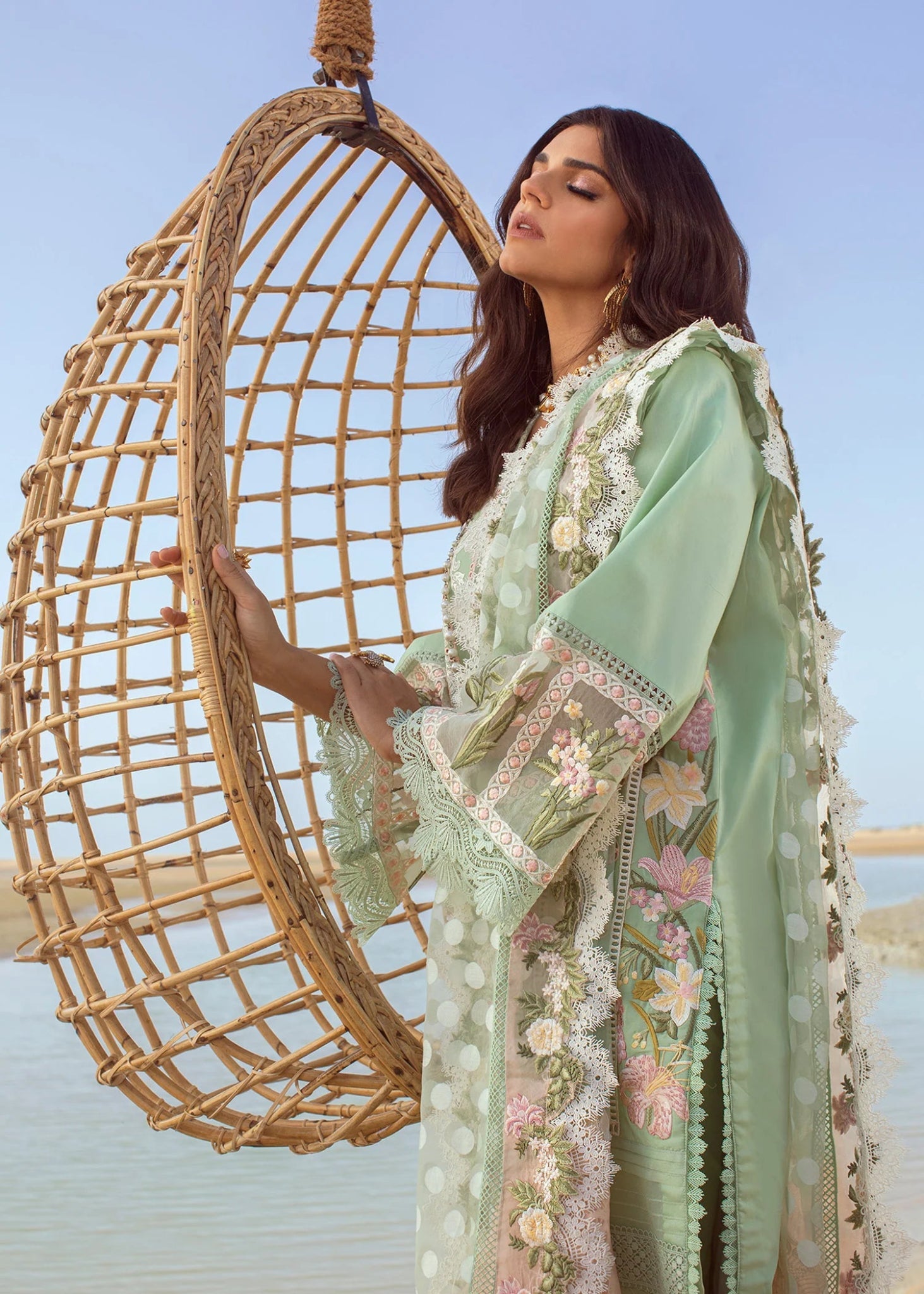 CRIMSON Collection - 3 Piece Embroidered Suit