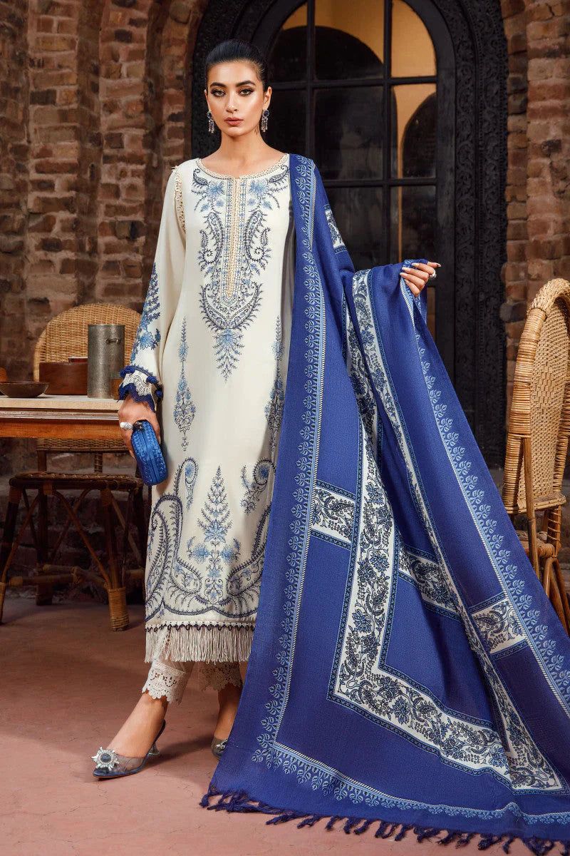 Maria B Hit Collection - 3 Pcs Suit with Pashmina Wool Shawl