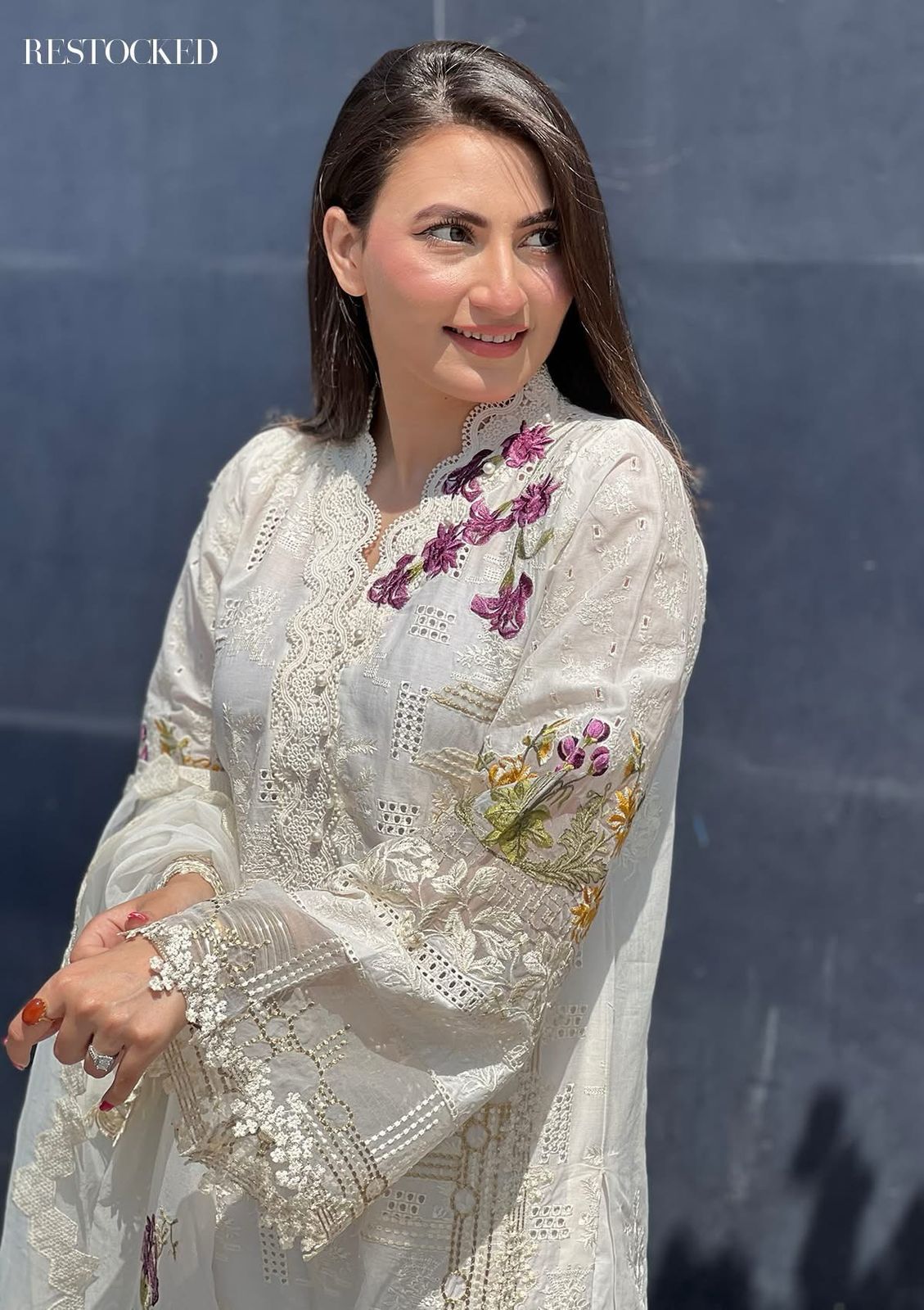 Crimson by Saira Shakira Luxury Lawn Collection - MD 1085