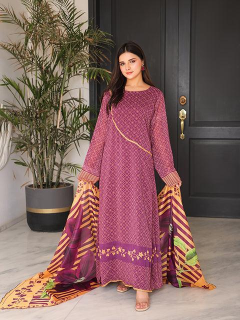 Nazmina - Elegant Evening Gown - 2 Pcs