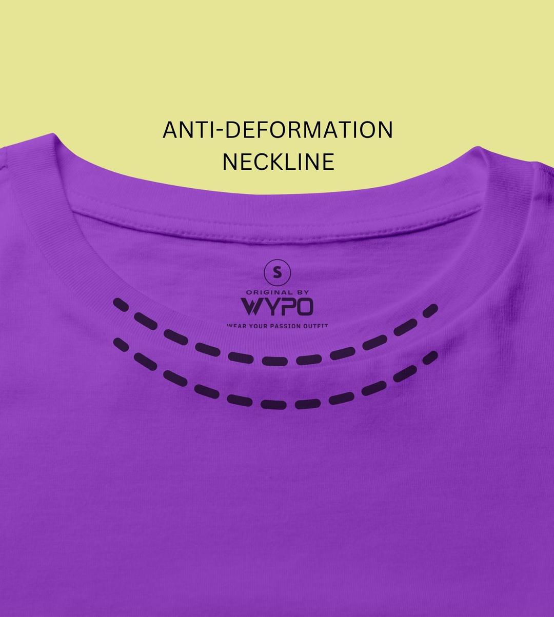 WYPO - Western Wear Graphic Unisex T-Shirt Crewneck - Purple