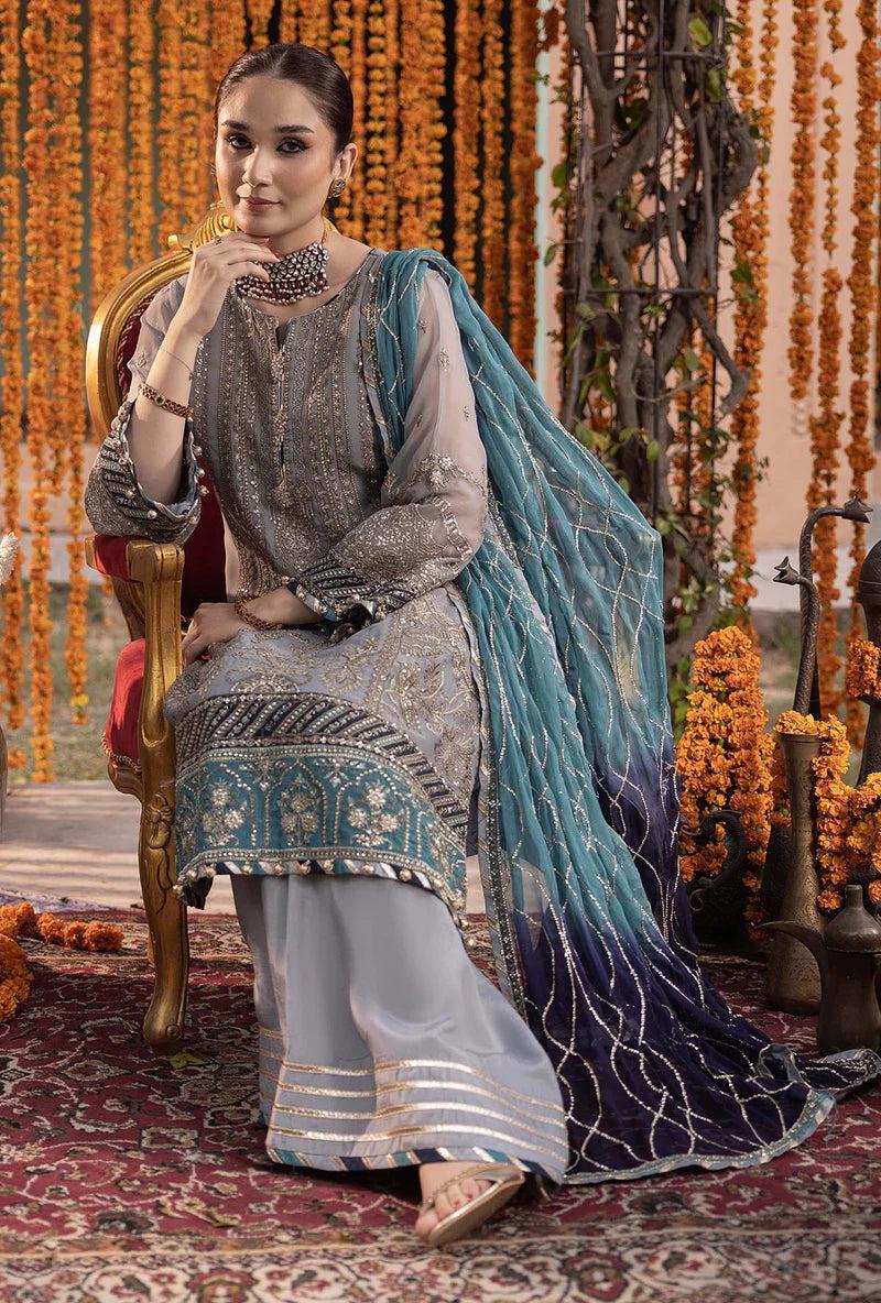 Adan Libas - Chiffon Embroidered Unstitched Collection RANG-E-MEHFIL