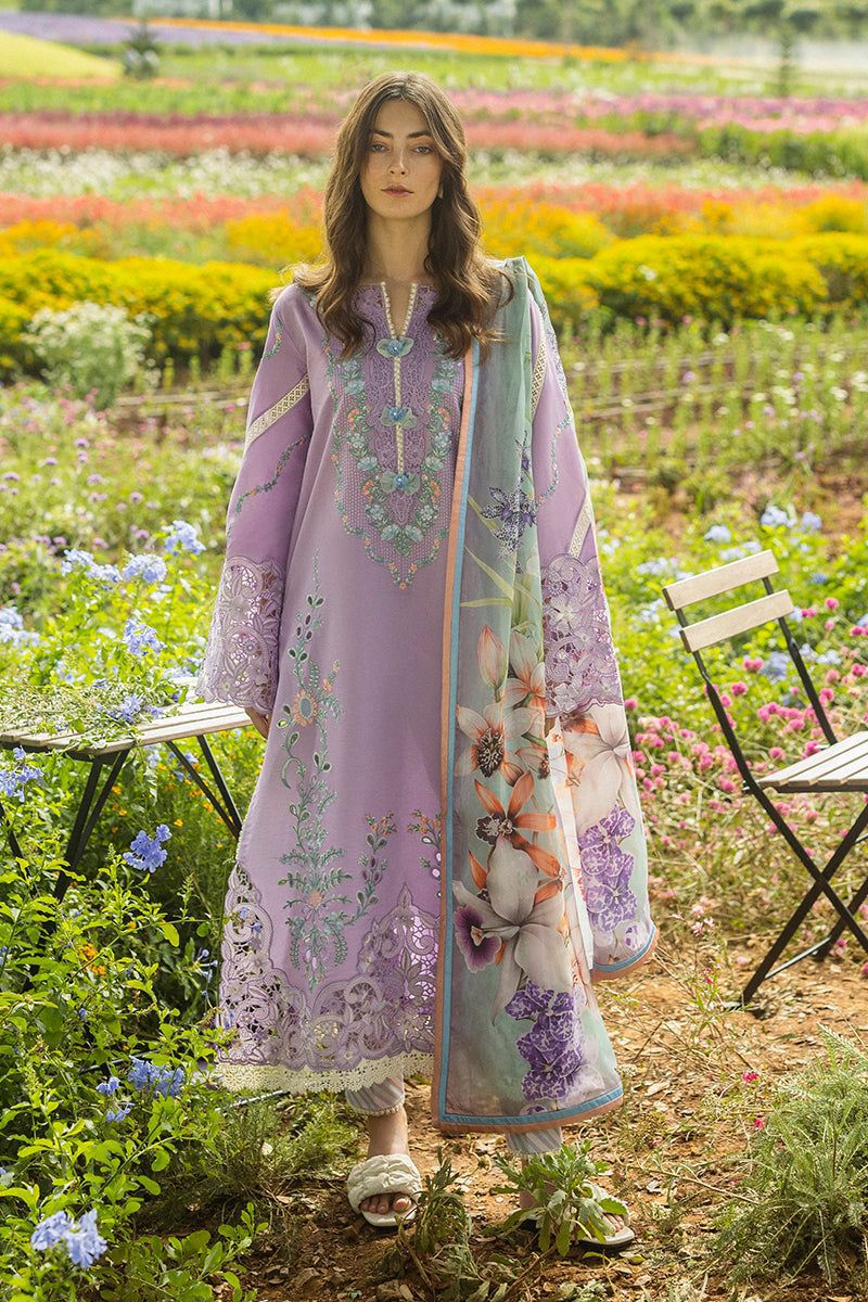 Mushq Collection - 3 Piece Suit with Pashmina Shawl