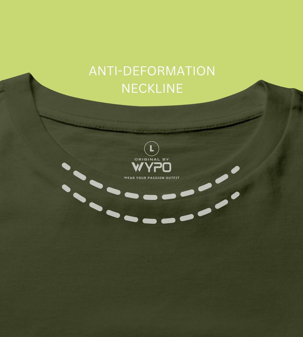 WYPO - Western Wear Graphic Unisex T-Shirt Crewneck - Olive Green