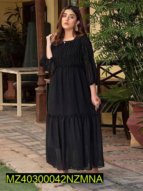 1 Pc - Nazmina Plain Women's Maxi