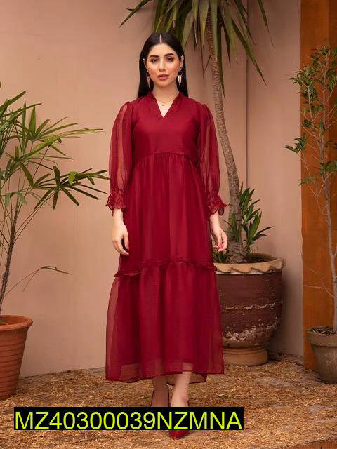 1 Pc - Nazmina Plain Women's Maxi