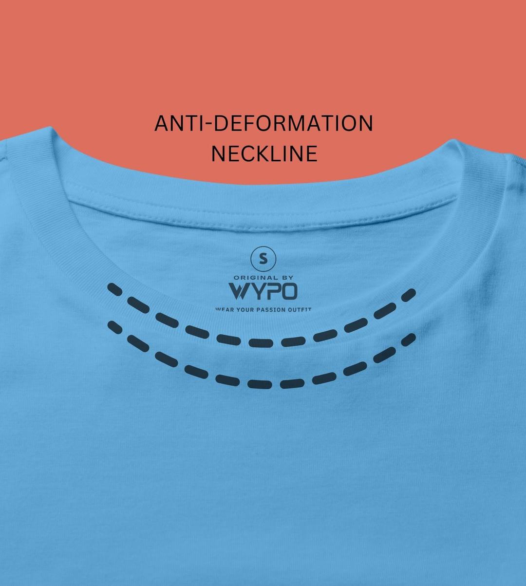 WYPO - Western Wear Graphic Unisex T-Shirt Crewneck - Blue