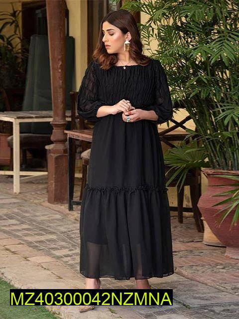 1 Pc - Nazmina Plain Women's Maxi