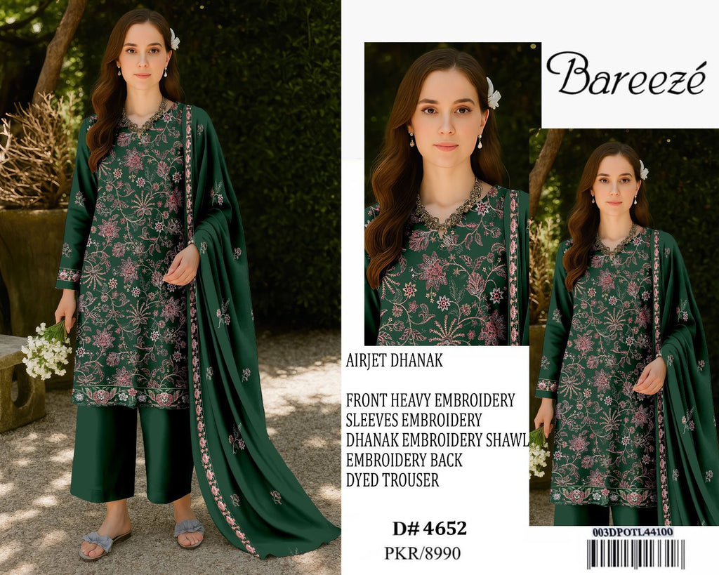 BAREEZE Premium Dhanak Collection