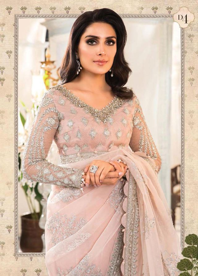 Maria B Eid Collection - Heavy Embroidered Net Suit