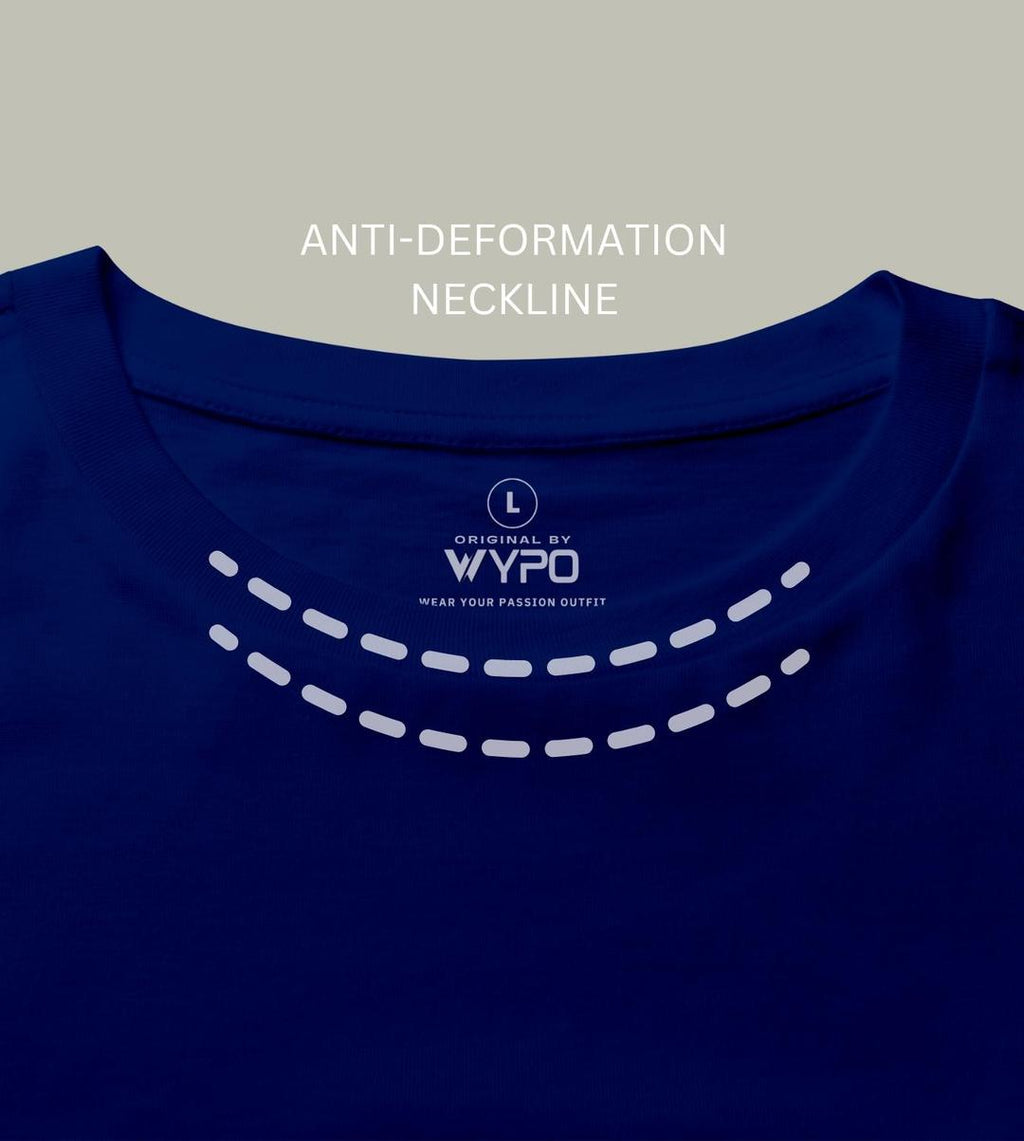 WYPO - Western Wear Graphic Unisex T-Shirt Crewneck - Dark Blue